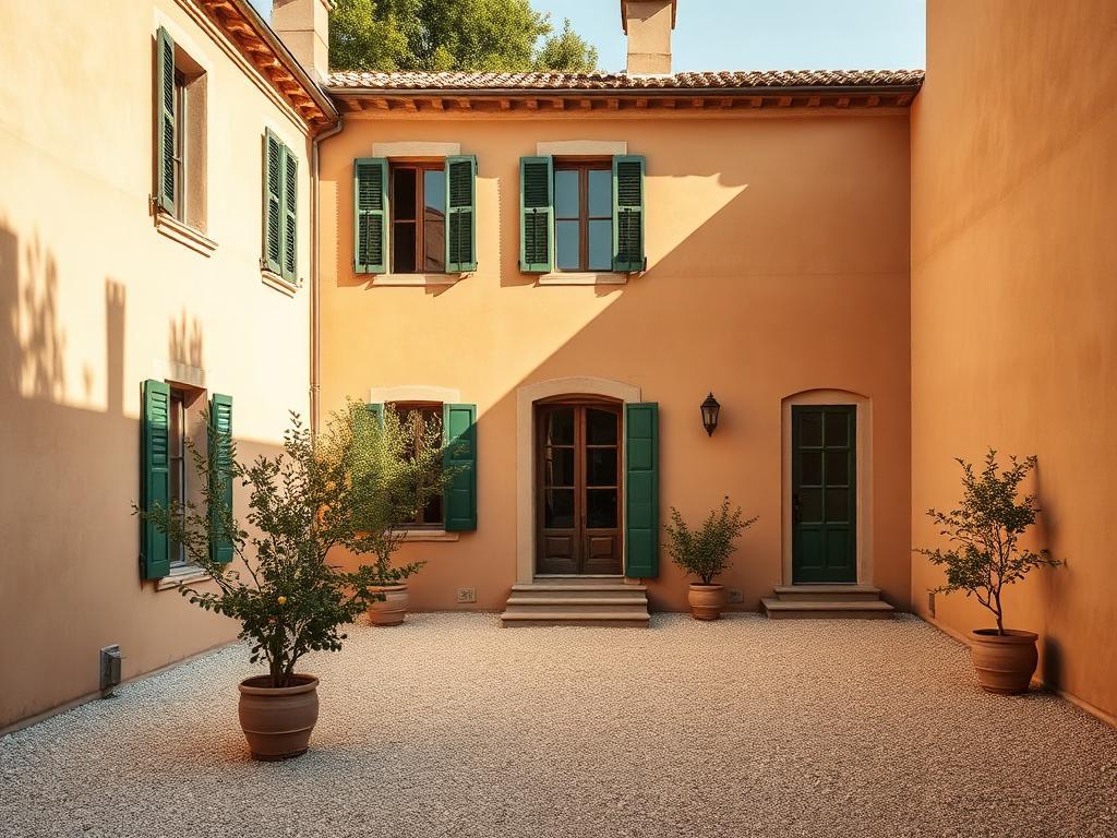 Toskanische Villa mit Garten und Poolbereich